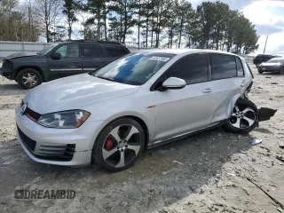 2016 Volkswagen Golf GTI SE with VIN 3VW5T7AU6GM060067, listed as a Copart auction lot 42427985 with 101,080 mi miles and Salvage Title. Bid and sale history available at carsss.com. Image 1.