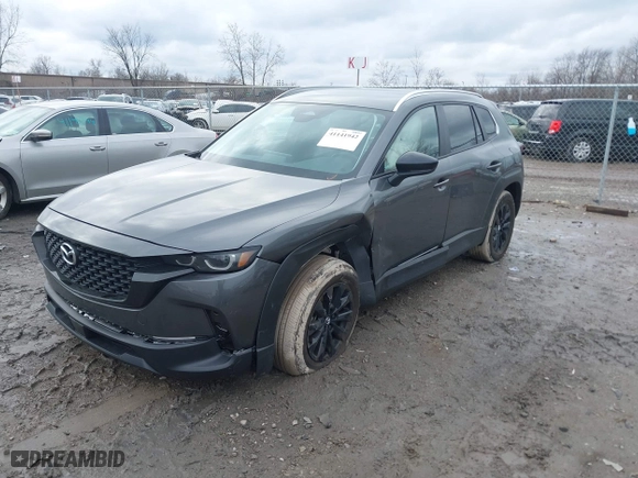 2025 Mazda CX-50 2.5 S Preferred Package with VIN 7MMVABBM3SN312317, listed as a IAAI auction lot 41141942 with 3,933 mi miles. Bid and sale history available at carsss.com. Image 17.