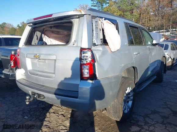 2015 Chevrolet Tahoe LT with VIN 1GNSCBKC8FR120417, listed as a IAAI auction lot 40931118 with 176,609 mi miles. Bid and sale history available at carsss.com. Image 4.