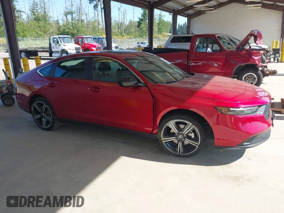 2025 Honda Accord Sport with VIN 1HGCY2F56SA005674, listed as a IAAI auction lot 42374923 with 5,278 mi miles and . Bid and sale history available at DreamBid. Image 13.