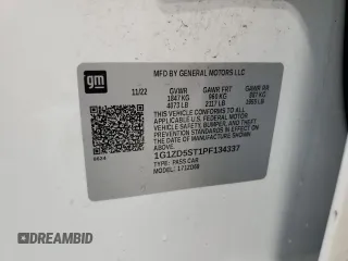 2023 Chevrolet Malibu LT with VIN 1G1ZD5ST1PF134337, listed as a Copart auction lot 54630125 with 53,586 mi miles and Clean Title. Bid and sale history available at DreamBid. Image 13.