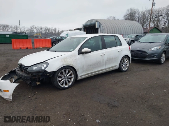 2012 Volkswagen Golf TDI with VIN WVWDM7AJ3CW334286, listed as a IAAI auction lot 41928099 with 173,426 mi miles and . Bid and sale history available at DreamBid. Image 2.