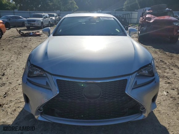2015 Lexus RC 350 with VIN JTHSE5BC5F5002478, listed as a Copart auction lot 69743824 with 100,098 mi miles and Salvage Title. Bid and sale history available at carsss.com. Image 5.