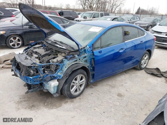 2017 Chevrolet Cruze LT with VIN 1G1BE5SM7H7178863, listed as a IAAI auction lot 41373324 with 110,518 mi miles. Bid and sale history available at carsss.com. Image 2.