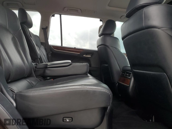 2019 Lexus LX 570 with VIN JTJHY7AX1K4289351, listed as a Copart auction lot 58473065 with 95,463 mi miles and Salvage title. Bid and sale history available at DreamBid. Image 11.