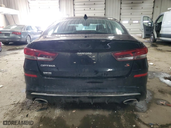 2019 Kia Optima S with VIN 5XXGT4L3XKG320625, listed as a Copart auction lot 48704565 with 80,068 mi miles and Clean Title. Bid and sale history available at carsss.com. Image 6.