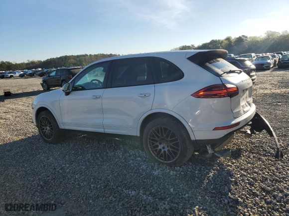 2017 Porsche Cayenne with VIN WP1AA2A23HKA91129, listed as a Copart auction lot 50390065 with 90,435 mi miles and Salvage Title. Bid and sale history available at carsss.com. Image 2.