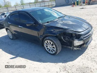 2013 Dodge Dart Limited with VIN 1C3CDFCH1DD323997, listed as a IAAI auction lot 42049764 with 119,095 mi miles. Bid and sale history available at carsss.com. Image 1.