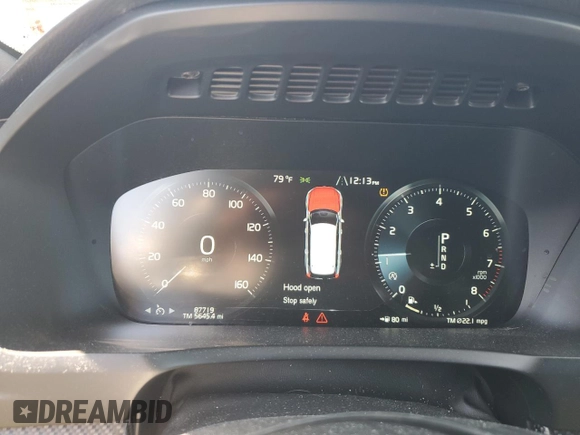 2017 Volvo XC90 R-Design with VIN YV4A22PM1H1143819, listed as a Copart auction lot 76433744 with 87,719 mi miles and Salvage Title. Bid and sale history available at carsss.com. Image 9.
