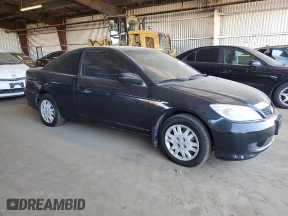 2004 Honda Civic LX with VIN 1HGEM22574L075962, listed as a Copart auction lot 46955185 with 288,181 mi miles and Clean Title. Bid and sale history available at DreamBid. Image 4.