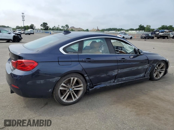 2019 BMW 4 Series 440i xDrive with VIN WBA4J7C51KBM75482, listed as a Copart auction lot 65958444 with 13,791 mi miles and Salvage Title. Bid and sale history available at carsss.com. Image 3.