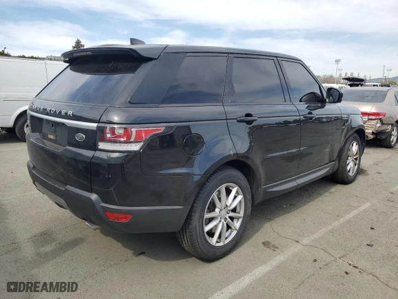 2017 Land Rover Range Rover Sport SE with VIN SALWG2FV0HA132212, listed as a Copart auction lot 48435275 with 42,679 mi miles and Salvage Title. Bid and sale history available at carsss.com. Image 3.