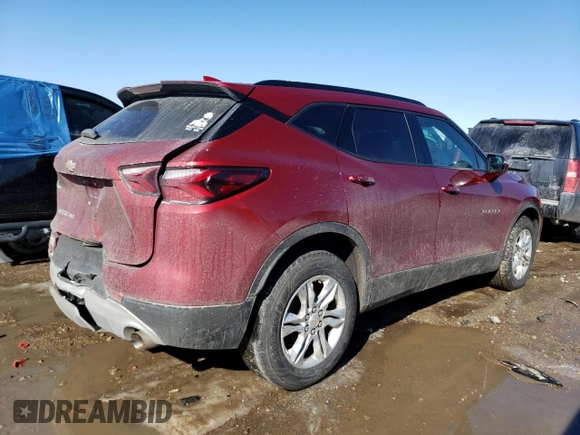 2021 Chevrolet Blazer LT z VIN 3GNKBJRS2MS507372, wystawiony jako Copart lot #45866645 z przebiegiem 62 212 mil mil oraz Szkoda całkowita • Salvage title. Historia ofert i sprzedaży dostępna na DreamBid. Obrazek 3.