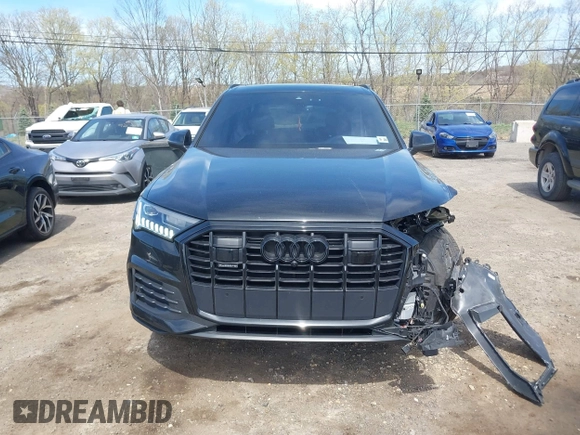 2023 Audi Q7 Premium Plus with VIN WA1LCBF77PD031019, listed as a IAAI auction lot 41900085 with 29,277 mi miles and . Bid and sale history available at DreamBid. Image 12.