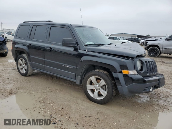 2013 Jeep Patriot Latitude with VIN 1C4NJPFB1DD230066, listed as a Copart auction lot 42530185 with 93,280 mi miles and Salvage Title. Bid and sale history available at carsss.com. Image 4.