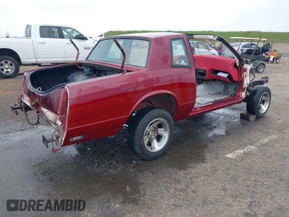 1984 Chevrolet Monte Carlo z VIN 1G1AZ37GXER150014, wystawiony jako IAAI lot #41739591 z przebiegiem Nie podano mil oraz . Historia ofert i sprzedaży dostępna na DreamBid. Obrazek 4.