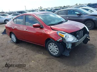 2016 Nissan Versa S Plus with VIN 3N1CN7AP3GL821046, listed as a IAAI auction lot 41916736 with 103,584 mi miles. Bid and sale history available at carsss.com. Image 1.