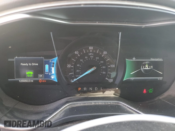 2014 Ford Fusion SE Hybrid with VIN 3FA6P0LU5ER357174, listed as a Copart auction lot 49926865 with 125,550 mi miles and Salvage Title. Bid and sale history available at DreamBid. Image 9.