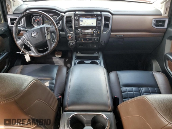 2016 Nissan Titan Pro-4X z VIN 1N6BA1F49GN500013, wystawiony jako Copart lot #67043695 z przebiegiem 93 034 mil mil oraz Nie do naprawy • Non repairable. Historia ofert i sprzedaży dostępna na DreamBid. Obrazek 8.