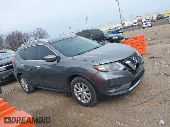 2017 Nissan Rogue S with VIN KNMAT2MT5HP539048, listed as a IAAI auction lot 41515410 with 238,386 mi miles and . Bid and sale history available at DreamBid. Image 13.