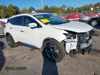 2019 Nissan Murano S with VIN 5N1AZ2MS3KN142961, listed as a IAAI auction lot 37797444 with 50,327 mi miles. Bid and sale history available at carsss.com. Image 1.