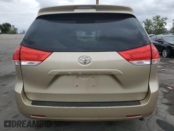2011 Toyota Sienna XLE AAS with VIN 5TDYK3DC7BS110854, listed as a Copart auction lot 54604135 with 161,612 mi miles and Salvage Title. Bid and sale history available at DreamBid. Image 6.