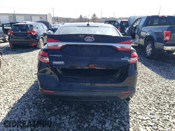 2017 Ford Fusion SE with VIN 3FA6P0HD9HR410164, listed as a Copart auction lot 48399565 with 71,608 mi miles and Salvage Title. Bid and sale history available at DreamBid. Image 6.