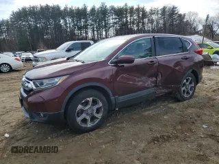 2018 Honda CR-V EX-L with VIN 7FARW2H89JE021822, listed as a Copart auction lot 46796985 with 74,809 mi miles and Salvage Title. Bid and sale history available at carsss.com. Image 1.