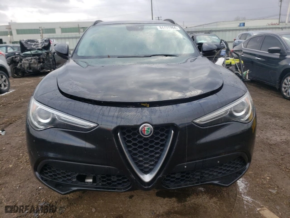 2018 Alfa Romeo Stelvio Sport with VIN ZASFAKPN0J7B63249, listed as a Copart auction lot 84498964 with 76,590 mi miles and Salvage Title. Bid and sale history available at carsss.com. Image 5.