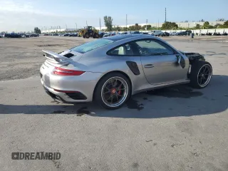 2017 Porsche 911 Turbo S with VIN WP0AD2A91HS166271, listed as a Copart auction lot 37253183 with 30,233 mi miles. Bid and sale history available at carsss.com. Image 3.