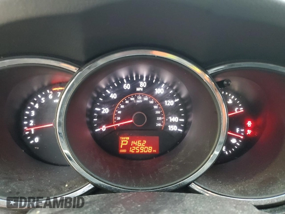 2011 Kia Sorento LX with VIN 5XYKT3A12BG028663, listed as a Copart auction lot 50894625 with 125,908 mi miles and Salvage Title. Bid and sale history available at DreamBid. Image 9.