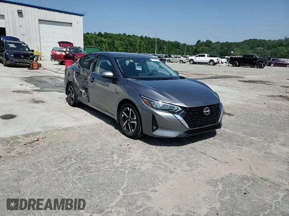 2024 Nissan Sentra SV с VIN 3N1AB8CV0RY309588, выставлен на аукционе Copart как лот 57331855 с пробегом 3 650 миль миль и Списание • Salvage title. История ставок и продаж доступна на DreamBid. Изображение 13.