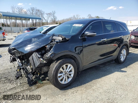 2019 Kia Sorento L with VIN 5XYPG4A36KG509811, listed as a Copart auction lot 49211895 with 133,388 mi miles and Salvage Title. Bid and sale history available at carsss.com. Image 1.