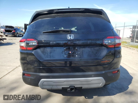 2025 Honda Pilot TrailSport z VIN 5FNYG1H61SB036233, wystawiony jako Copart lot #47130495 z przebiegiem Nie podano mil oraz Szkoda całkowita • Salvage title. Historia ofert i sprzedaży dostępna na DreamBid. Obrazek 6.