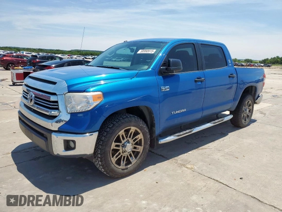 2016 Toyota Tundra SR5 z VIN 5TFEW5F16GX206166, wystawiony jako Copart lot #58990915 z przebiegiem 103 266 mil mil oraz Szkoda całkowita • Salvage title. Historia ofert i sprzedaży dostępna na DreamBid. Obrazek 1.