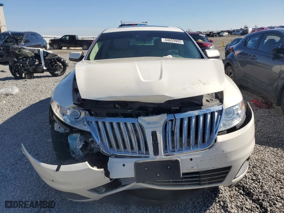 2009 Lincoln MKS with VIN 1LNHM93R29G632651, listed as a Copart auction lot 44629995 with 93,867 mi miles and Salvage Title. Bid and sale history available at carsss.com. Image 5.