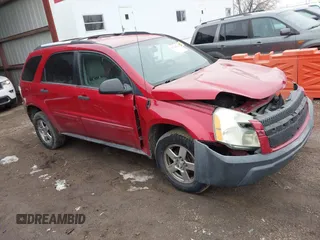2005 Chevrolet Equinox LS with VIN 2CNDL23F656022549, listed as a IAAI auction lot 41744319 with 151,935 mi miles. Bid and sale history available at carsss.com. Image 1.