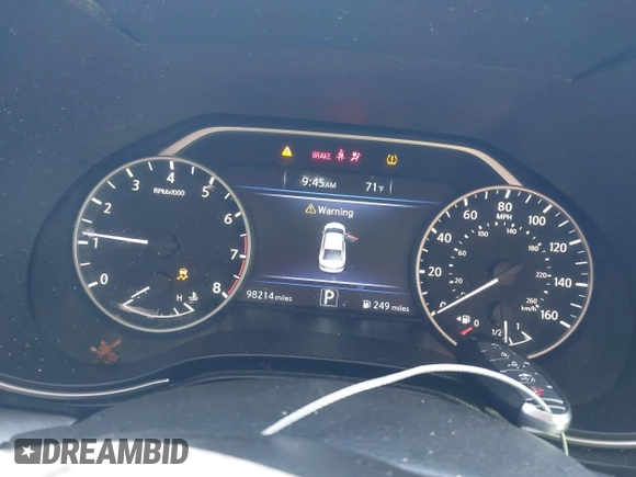 2017 Nissan Maxima SV with VIN 1N4AA6AP7HC422895, listed as a IAAI auction lot 41903816 with 98,214 mi miles and . Bid and sale history available at DreamBid. Image 7.