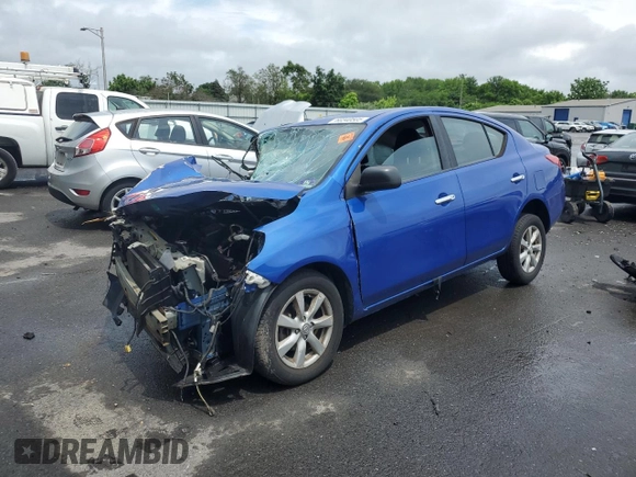 2012 Nissan Versa SV with VIN 3N1CN7AP3CL816763, listed as a Copart auction lot 60340505 with Not provided miles and Salvage title. Bid and sale history available at DreamBid. Image 1.