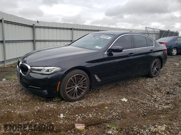 2023 BMW 5 Series 540i xDrive with VIN WBA73BJ09PWY20498, listed as a Copart auction lot 68099554 with 12,185 mi miles and Salvage Title. Bid and sale history available at carsss.com. Image 1.