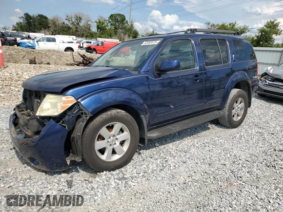 2008 Nissan Pathfinder LE with VIN 5N1AR18U18C610518, listed as a Copart auction lot 62060475 with 90,776 mi miles and Non repairable. Bid and sale history available at DreamBid. Image 1.
