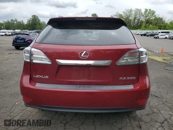 2010 Lexus RX 350 z VIN 2T2BK1BA2AC010112, wystawiony jako Copart lot #57360235 z przebiegiem 196 634 mil mil oraz Szkoda całkowita • Salvage title. Historia ofert i sprzedaży dostępna na DreamBid. Obrazek 6.
