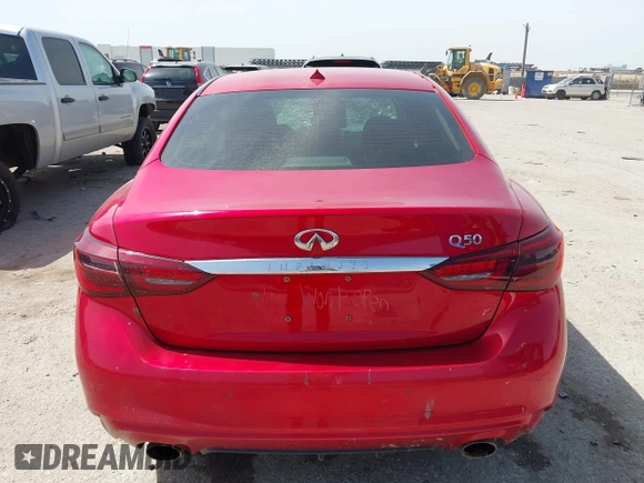 2021 Infiniti Q50 Luxe with VIN JN1EV7BP1MM705935, listed as a IAAI auction lot 42259901 with 52,813 mi miles and . Bid and sale history available at DreamBid. Image 16.