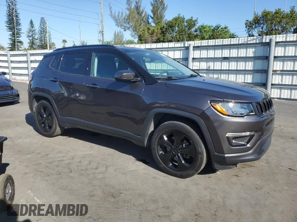 2019 Jeep Compass Altitude with VIN 3C4NJCBBXKT676691, listed as a Copart auction lot 48334295 with 62,156 mi miles and Salvage Title. Bid and sale history available at carsss.com. Image 4.