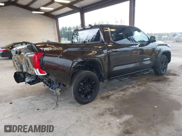 2023 Toyota Tundra Limited with VIN 5TFJA5DB9PX125400, listed as a IAAI auction lot 41336129 with 12,384 mi miles and . Bid and sale history available at DreamBid. Image 4.