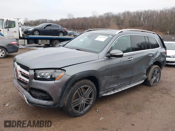 2020 Mercedes-Benz GLS with VIN 4JGFF5KE5LA205564, listed as a IAAI auction lot 41619938 with 63,912 mi miles. Bid and sale history available at carsss.com. Image 17.