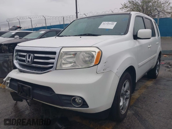 2013 Honda Pilot EX-L with VIN 5FNYF3H7XDB008683, listed as a IAAI auction lot 41749108 with 88,542 mi miles and . Bid and sale history available at DreamBid. Image 2.
