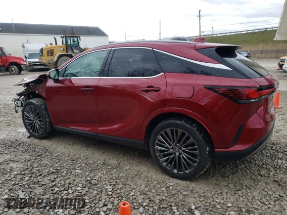 2024 Lexus RX 350h z VIN 2T2BBMCAXRC035738, wystawiony jako Copart lot #52943185 z przebiegiem 23 549 mil mil oraz Szkoda całkowita • Salvage title. Historia ofert i sprzedaży dostępna na DreamBid. Obrazek 2.
