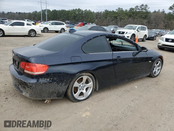 2008 BMW 3 Series 328i with VIN WBAWB33578P133738, listed as a Copart auction lot 44792955 with 0 mi miles and Salvage Title. Bid and sale history available at carsss.com. Image 3.
