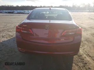 2020 Acura TLX with VIN 19UUB1F32LA015781, listed as a Copart auction lot 80426414 with 39,165 mi miles and Salvage Title. Bid and sale history available at carsss.com. Image 6.